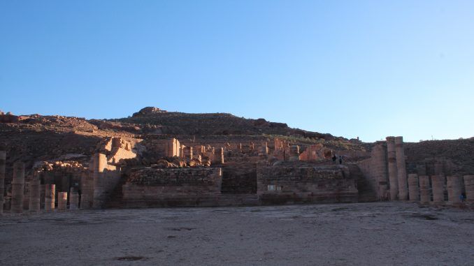 Gran Templo. Petra la ciudad de piedra. Jordania. Foto tomada por Carolina Olivares Rodriguez.