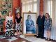 El retrato de Dolores Delgado, obra de Rita Martorell, ya luce en la galería del Ministerio de Justicia