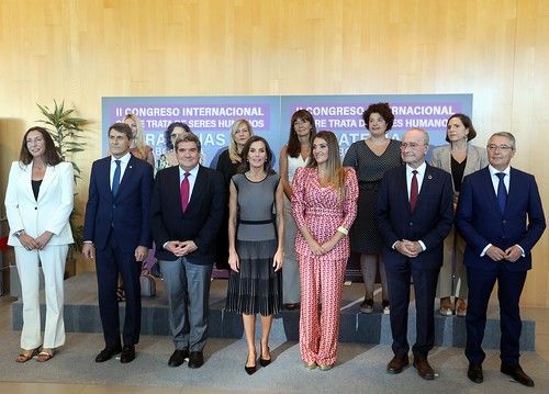 S.M. la Reina presidió el II Congreso Internacional sobre Trata de Seres Humanos en el que se debatieron estrategias para abolir la explotación sexual