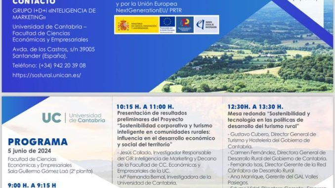Jornada de divulgación Científica de la Asociación de Turismo Rural @TuriRuralCant
