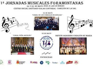 Viernes 24 y sábado 25 de mayo 1ª Jornadas Musicales Foramontanas en Ontoria.