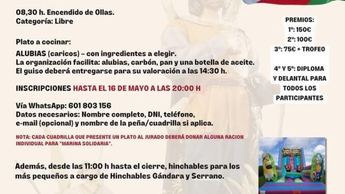 Sábado 17 de mayo Mariu Torre y Ramón Bueno en Rubayo