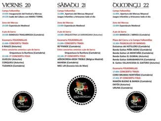 Del viernes 20 al domingo 22 de junio Folkomillas Festival.
